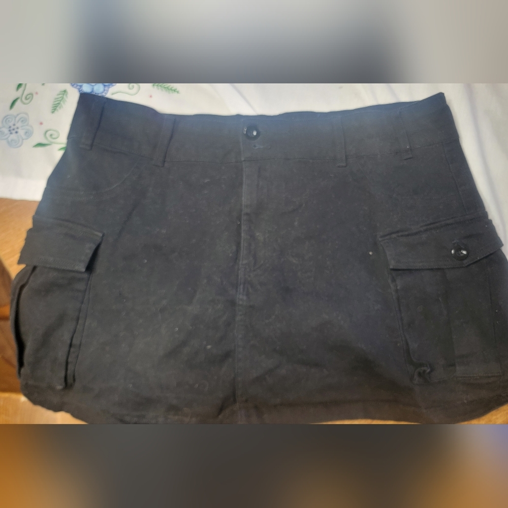 Black Cargo Shorts